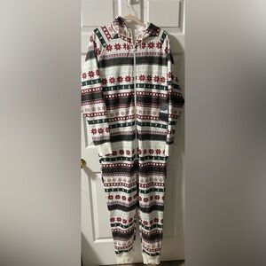 Fabletics Go-To Onesie Holiday Fairisle Unisex Men’s Women’s